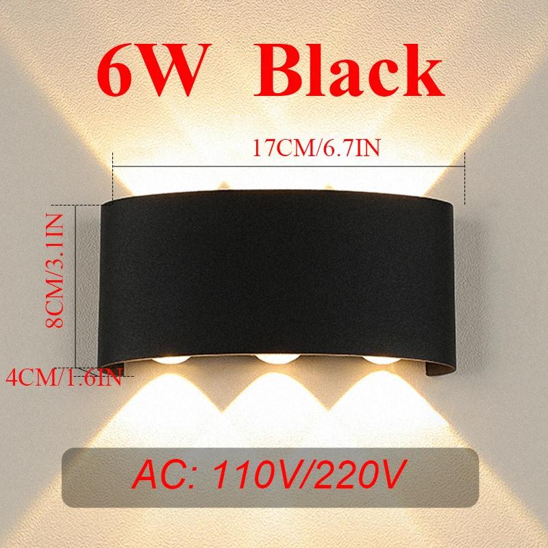 Led Wall Lamp Outdoor Lights Waterproof Sconces Wall Light AC85-265V For Home Indoor Decoration Bedroom Living Room Lighting
