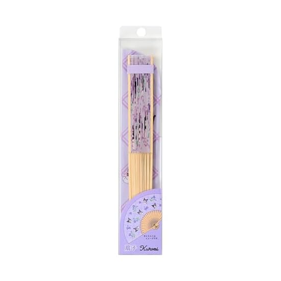 SANRIO Kuromi Folding Fan with Case 835986