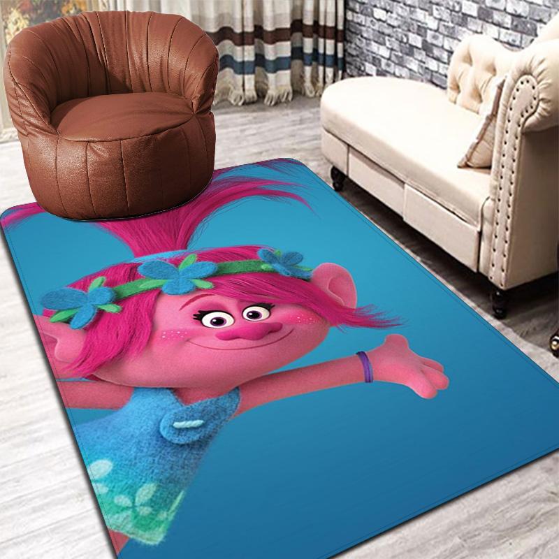 Trolls Rug Floor Mat for Living Room or Bedroom Soft and Comfortable Carpet a Gift for Birthday and Holiday.MFF0918429