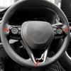 Steering Wheel Frame Lid Cover Trim For - Toyota Corolla Cross ABS Black