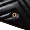 Gucci GG Marmont Gold Vintage Double G Logo Card Holder Leather Two In One Shoulder Crossbody Mini Bag Women Bags 751526-AACCE-1061