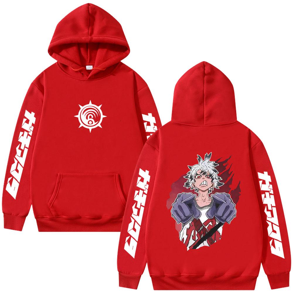 Anime Gachiakuta Rudo Hoodie New Clothing Manga Printed Sweatshirt Long Sleeves Casual Streetwear Tops