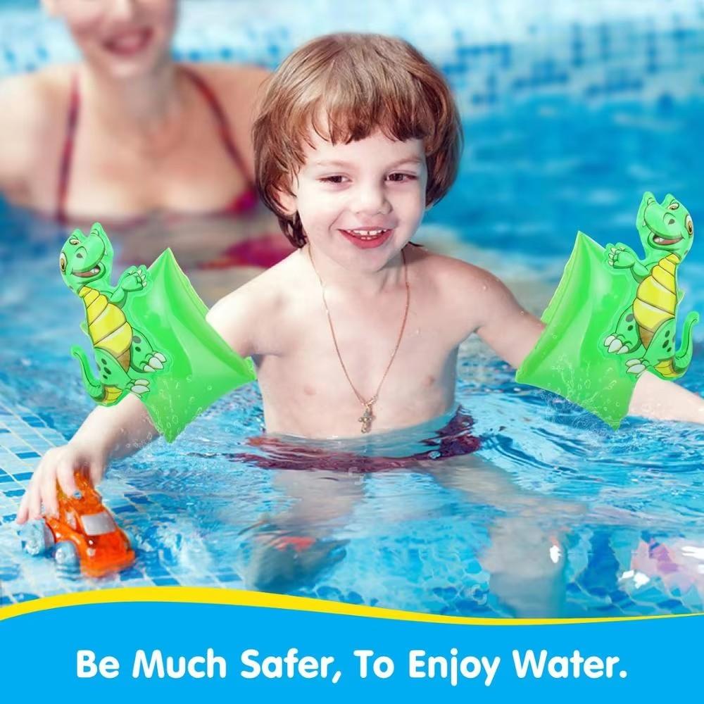 Rooxin Baby Kid Swim Arm Rings Inflatable Swimming Ring Tube Swim Floating Sleeve Swimming For Child Safety Swim Training
