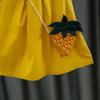 Children's Clothing Girls Dress Summer Girl Baby Princess Dress Sleeveless Round Neck A-line Skirt Yellow Pineapple Skirt