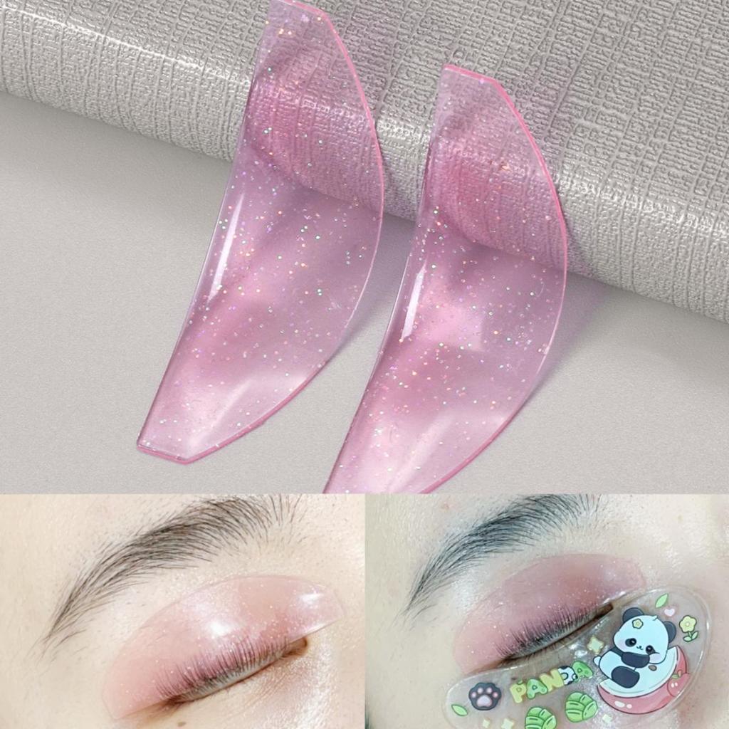 BLACKWINGS 1 Pair Eyelash Perm Silicone Pads, Curling Pads for Lash Lift, with Size Guide Chart, Hypoallergenic Reusable Accessories