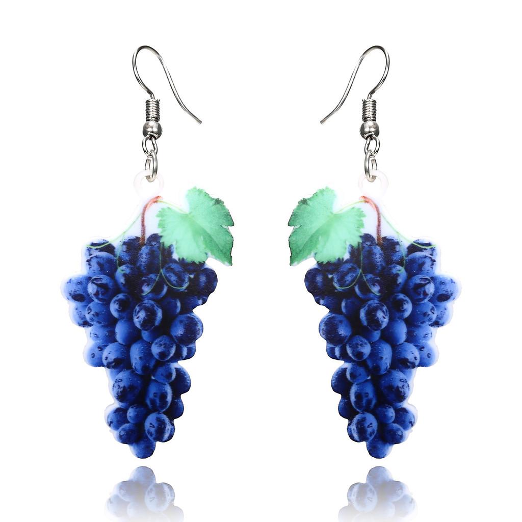 Fruit Acrylic Earrings For Women Men Summer Trendy Fashion Jewelry