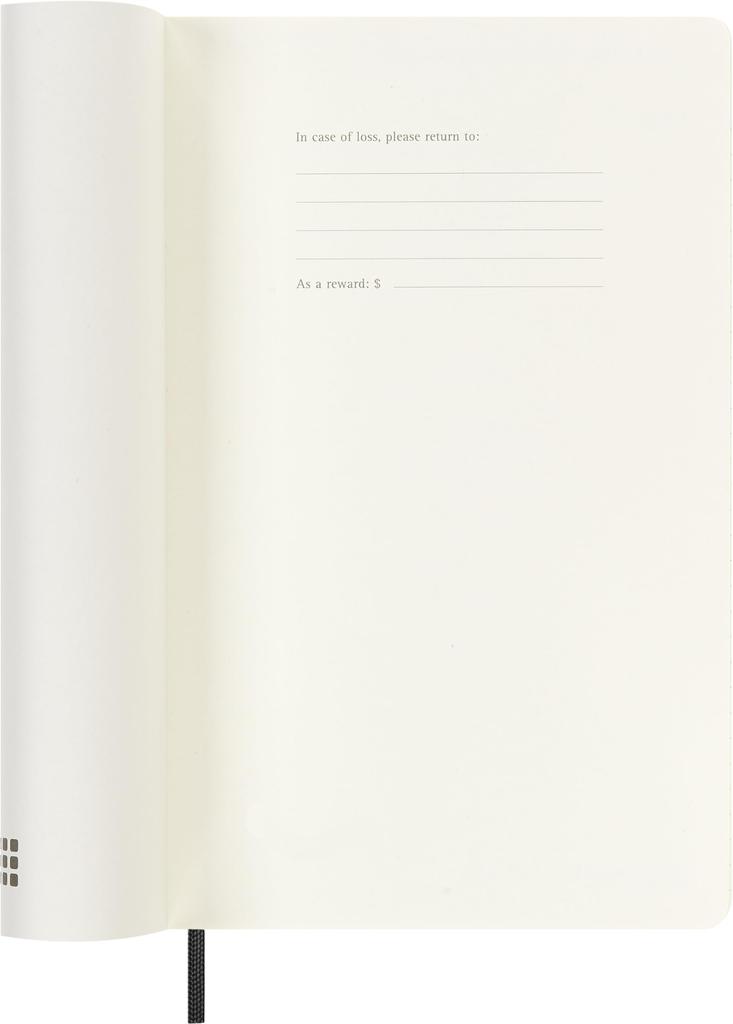 Moleskine 2026 Daily July 18 Large Size X Black DSB18DC3Y27 Diary, Start, Months, (13cm 21cm), Softcover,