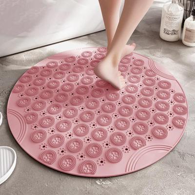 Silicone Anti-Slip Bath Mat & Scrubber for Back and Feet