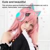 Adorable Cat Ear Wireless Earphone with Microphone Gaming Headphone Noise Cancelling Home Computer Laptop Accessory