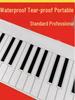 Tableau d'entraînement pour clavier 61 touches double face laminé: Guide de placement des doigts et de notation sur portée