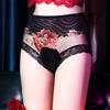 Transgender Underwear Mtf Crossdressing Apparel Male To Female Cosplay Hidden Realistic Shaper Embroidered Flower Briefs