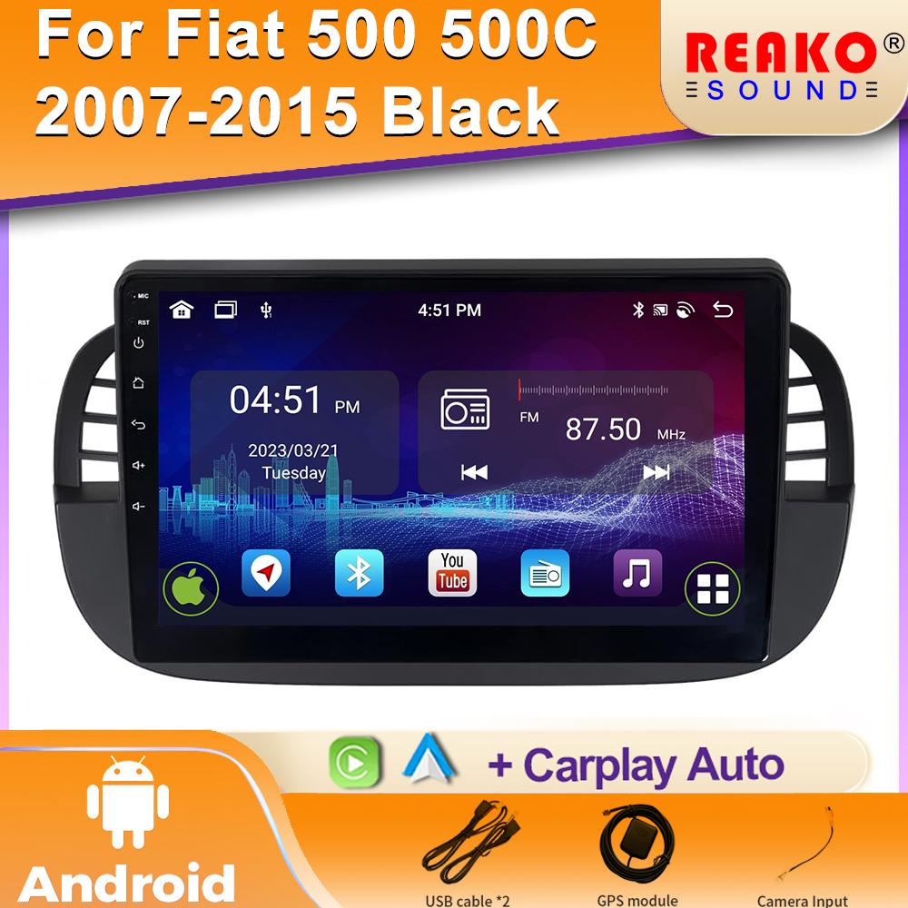 

9-дюймовый интеллектуальный экран 2din Android автомобильный радиоприемник мультимедиа видеоплеер для Fiat 500 2007 - 2015 GPS Navi Carplay Auto 4G RDS 4 core 1GB+32GB carplay