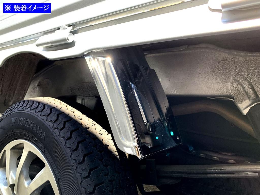 BRIGHTZ Chrome Rear Mudguards for Subaru Sambar Truck S510J S500J S500 S510 S 500 510 Sambar Truck [SID-ETC-MID-007]
