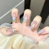 Artificial Nails Summer Pure Desire Cool Sea Salt Ice Cream Nail Art Girly Diamond Style Wear Nail