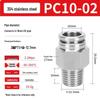 Bailing Stainless Steel Pneumatic Quick Connector