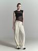 HALF DEVIL US Lace Wide Pants_Ivory