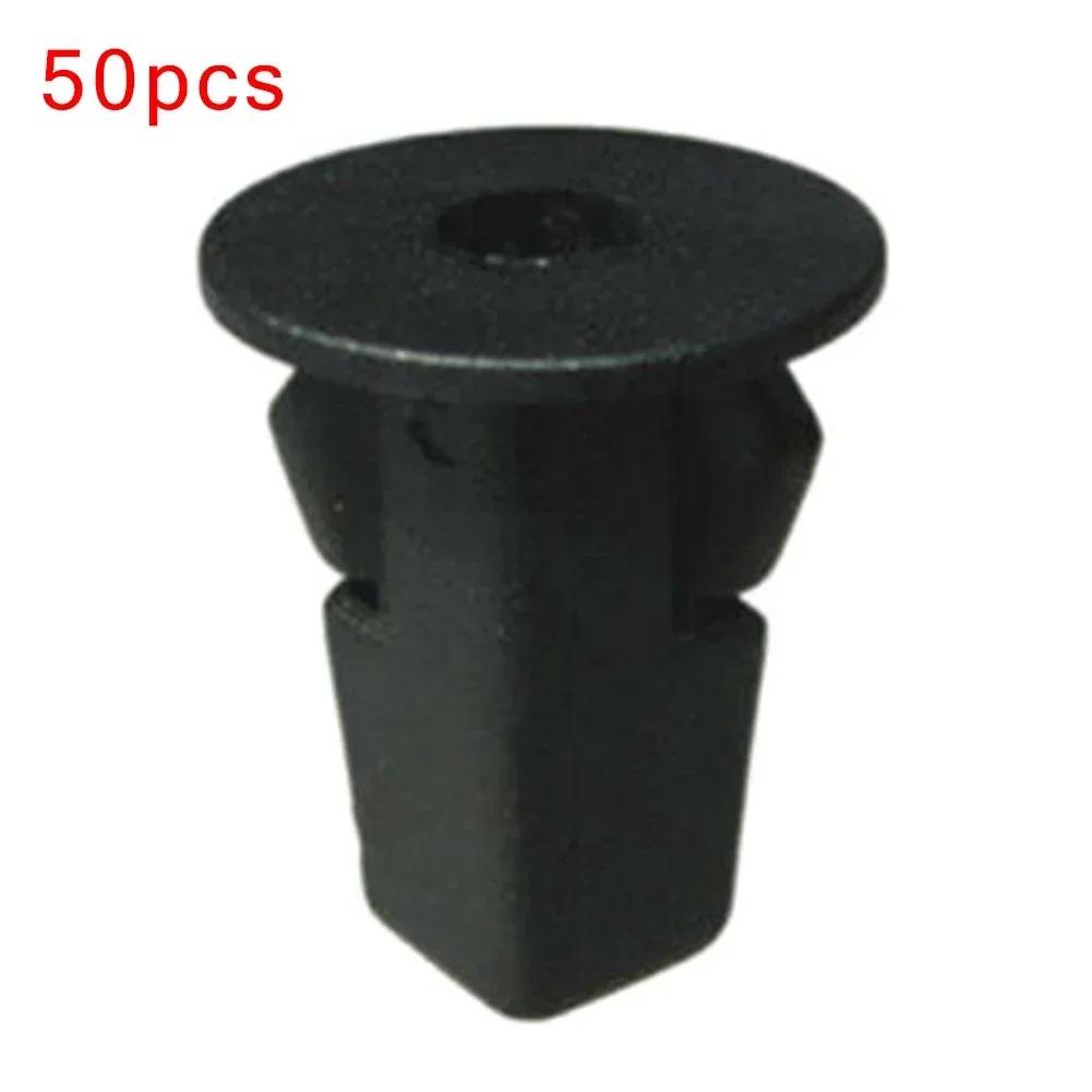 For Toyota 50pcs Car Fender Liner Clips Screw Fastener Grommet 90189-06065 For Camry For RAV4 Auto Fender Clamp Nylon China Mainland