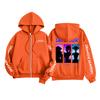 Kids Fashion Women's Lightweight Long Sleeve Zipper Hoodie Printed Hoodie With Pockets
