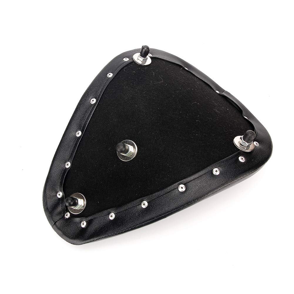 Karun Motorcycle Custom Solo Spring Bracket Seat with Hard Bottom for and More Seat A Bronze Bracket Spring Honda, Yamaha, Kawasaki, Suzuki, Chopper,