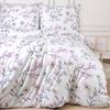 Bedding set 160x200 JERSEY 100% COTTON flowers duvet cover + pillowcases