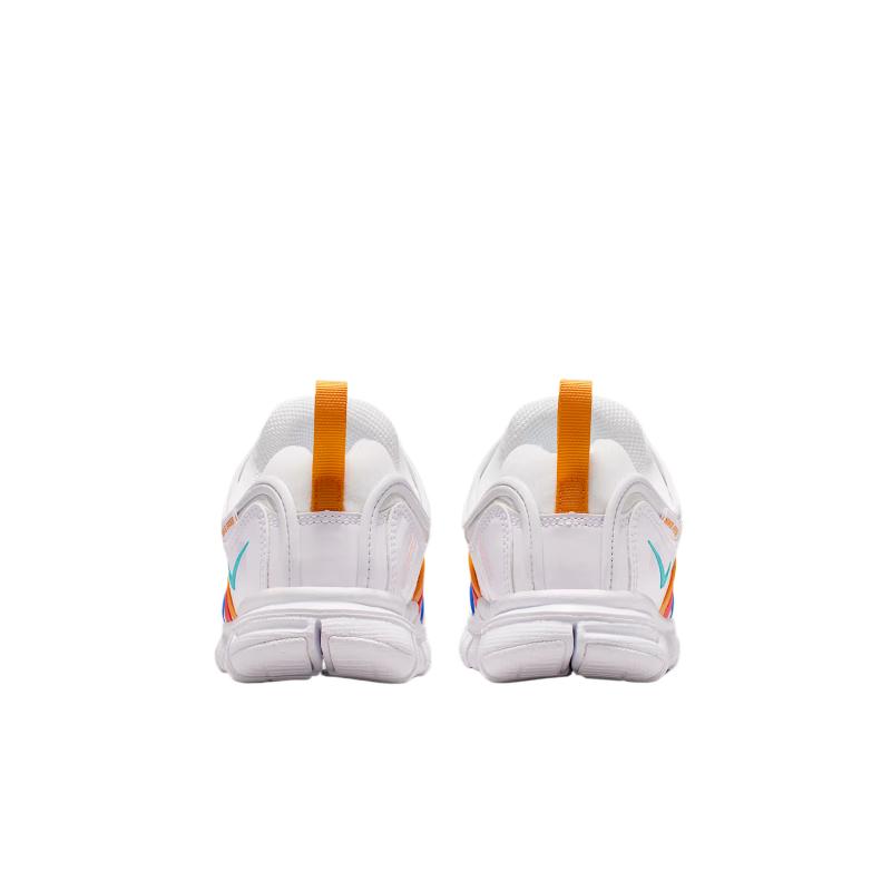 Nike Dynamo Free Cushioning Support Low Top Kids Lifestyle Shoes White Spotlight Royal Cactus Gray Sneakers 343738-106