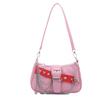 Women S Korean Style Simple Casual Handbag Vintage Fashion Underarm Shoulder Bag