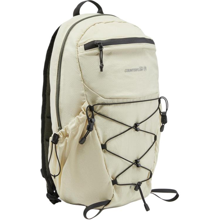 Li Ning Bergsteigerrucksack Outdoor-Rucksack Große Kapazität Ecru Unisex ABDV335-2