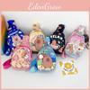 Stilvolle Kinder Umhängetasche mit Cartoon-Muster in Schwarz, Pink und Blau