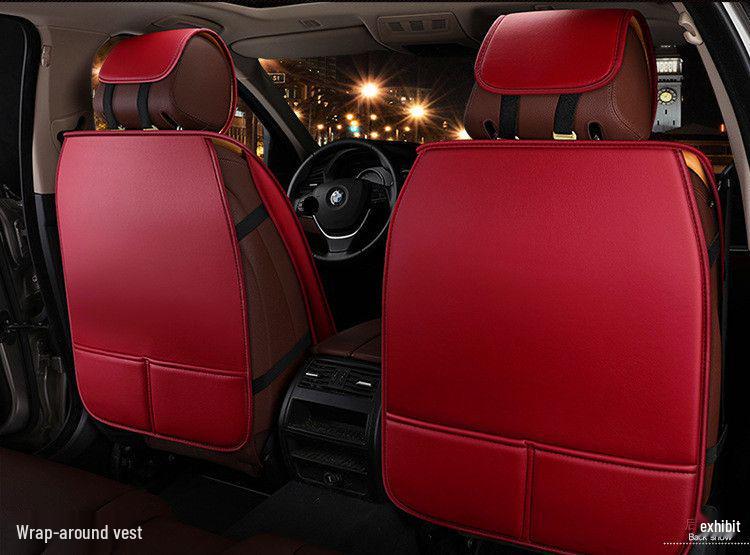 Universal Leather Car Seat Cover for Roewe 360Plus, I6, RX3, RX5 - All-Season, Full Coverage, 18 Models Applicable