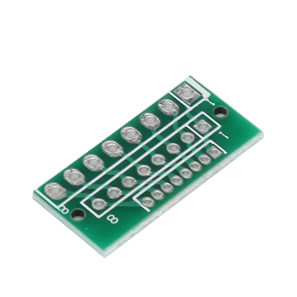 10pcs 1.27MM 2.0MM 2.54MM 8 Pin 3 Row 24 Holes Adapter Board for Wireless Modules
