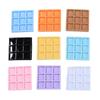 Large Multicolor Nine-Grid Plate for DIY Jewelry, Food Play & Small Accessories – Includes Cream Glue & Resin