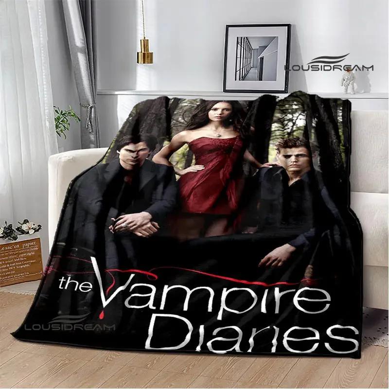 The Vampire Diaries Damon salvatore Blanket Flange Warm blanket Home travel blanket bed linings blankets for beds birthday gift