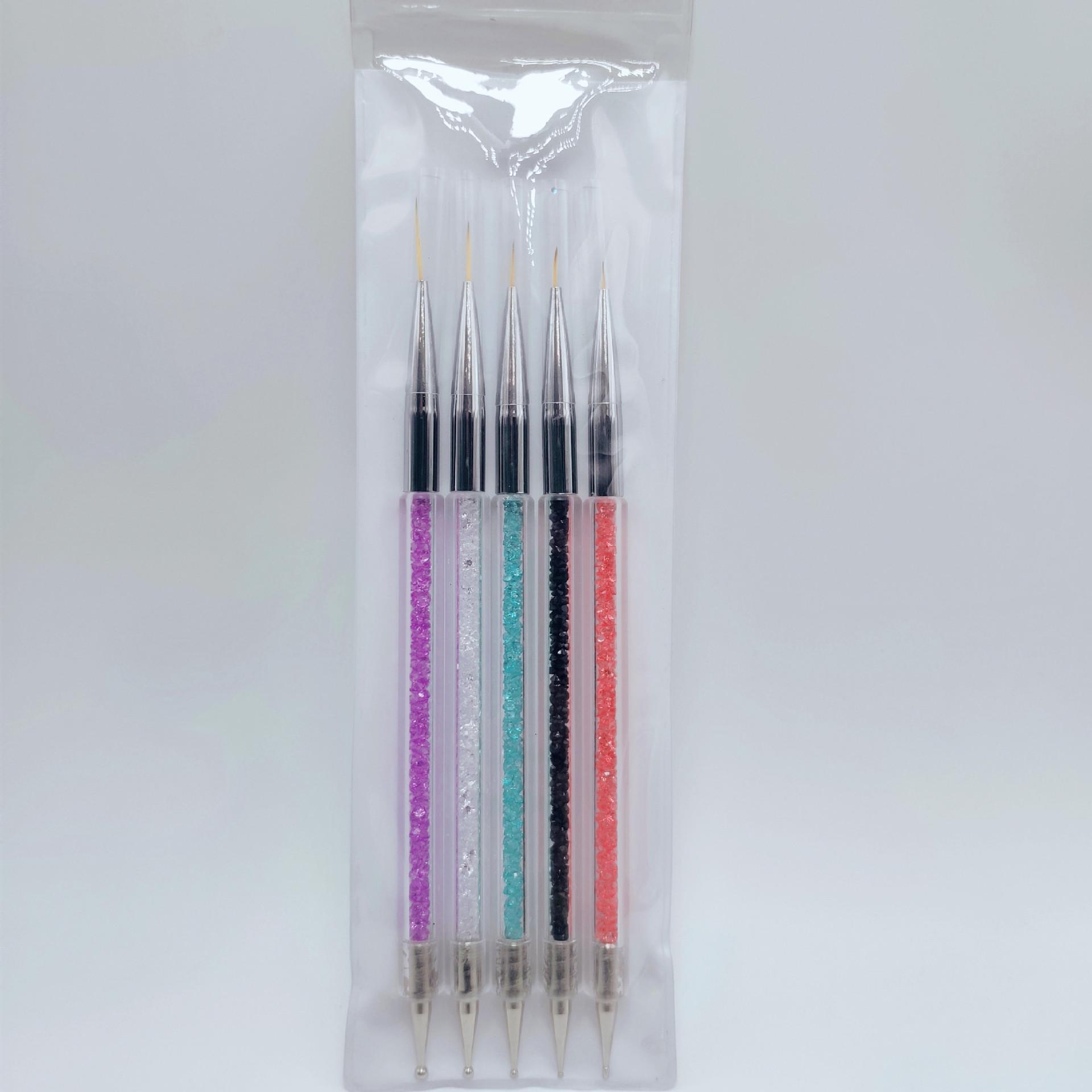 

Nail Art 5-Piece Dotting & Line Drawing Pen Set for Floral Designs