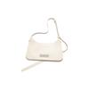 Sculpted Logo Magnetic Closure Flap Crossbody Handbag Women Handbags White A10248-100