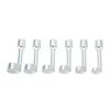 6PCS Fuel Injector Line Injection Socket Set 12in 12mm 14mm 16mm 17mm 18mm 19mm Fuel System Tools