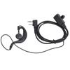 2 Way Radio Headset Universal 2Pin Headset with Collar Clip G Shape for Baofeng BF‑888S UV5R