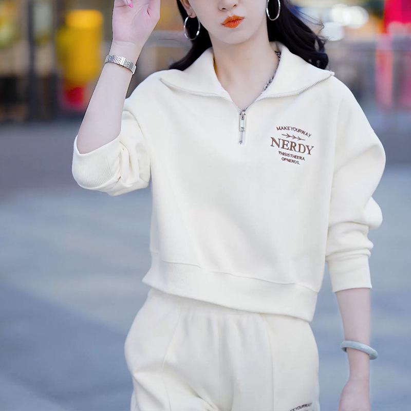 2024 Spring Women's Trendy Casual Loose Tracksuit Set