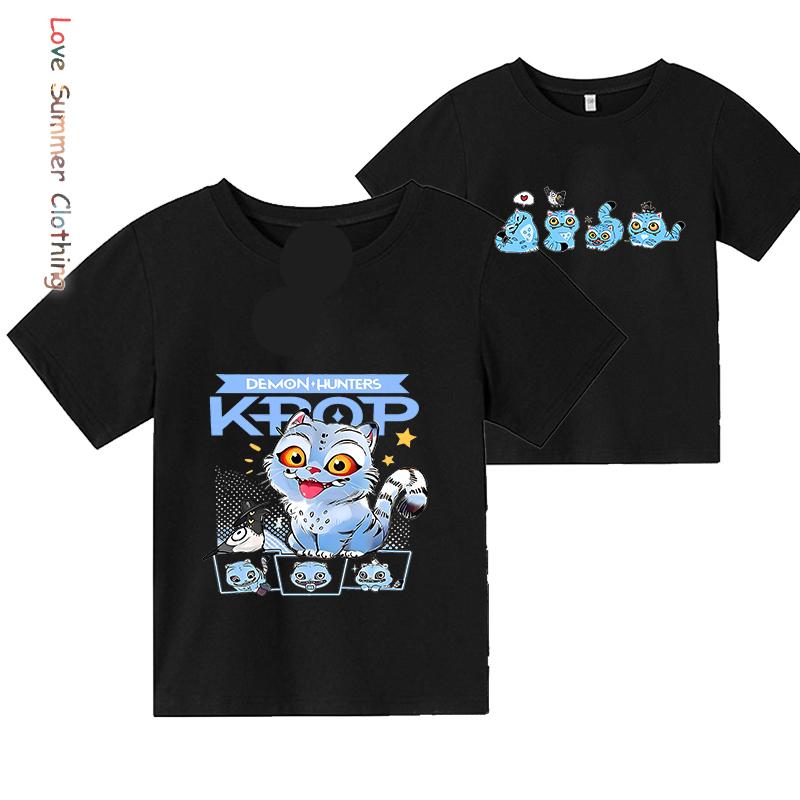 Dívčí Dětská Mikina Kpop Lovci démonů HD Tisk 100% Polyester Pulovr Ležérní Dívčí Mikina Podzim Mnoho Barev