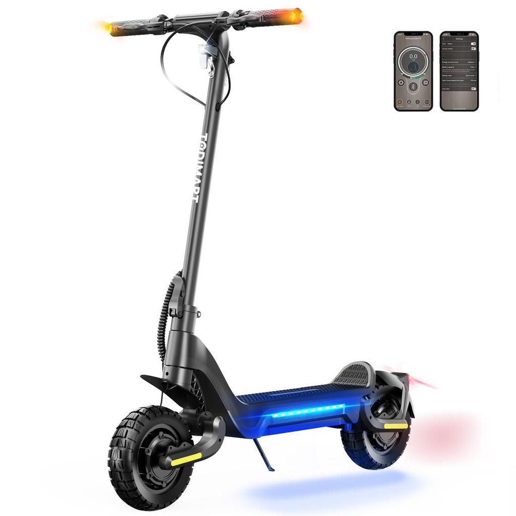 Todimart X5S 1000W*2 Dual Motor Electric Scooter 48V18.2AH Battery 10 Inch Off-Road Tires All-Terrain Folding E-Scooter