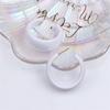 Exquisite Fashion Classic Acrylic Ring Declaration Minimalist Earrings Women's Luxury Design Decoration Wedding Party Jewelry