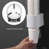 Wall-Mounted Automatic Paper Cup Dispenser and Storage Rack