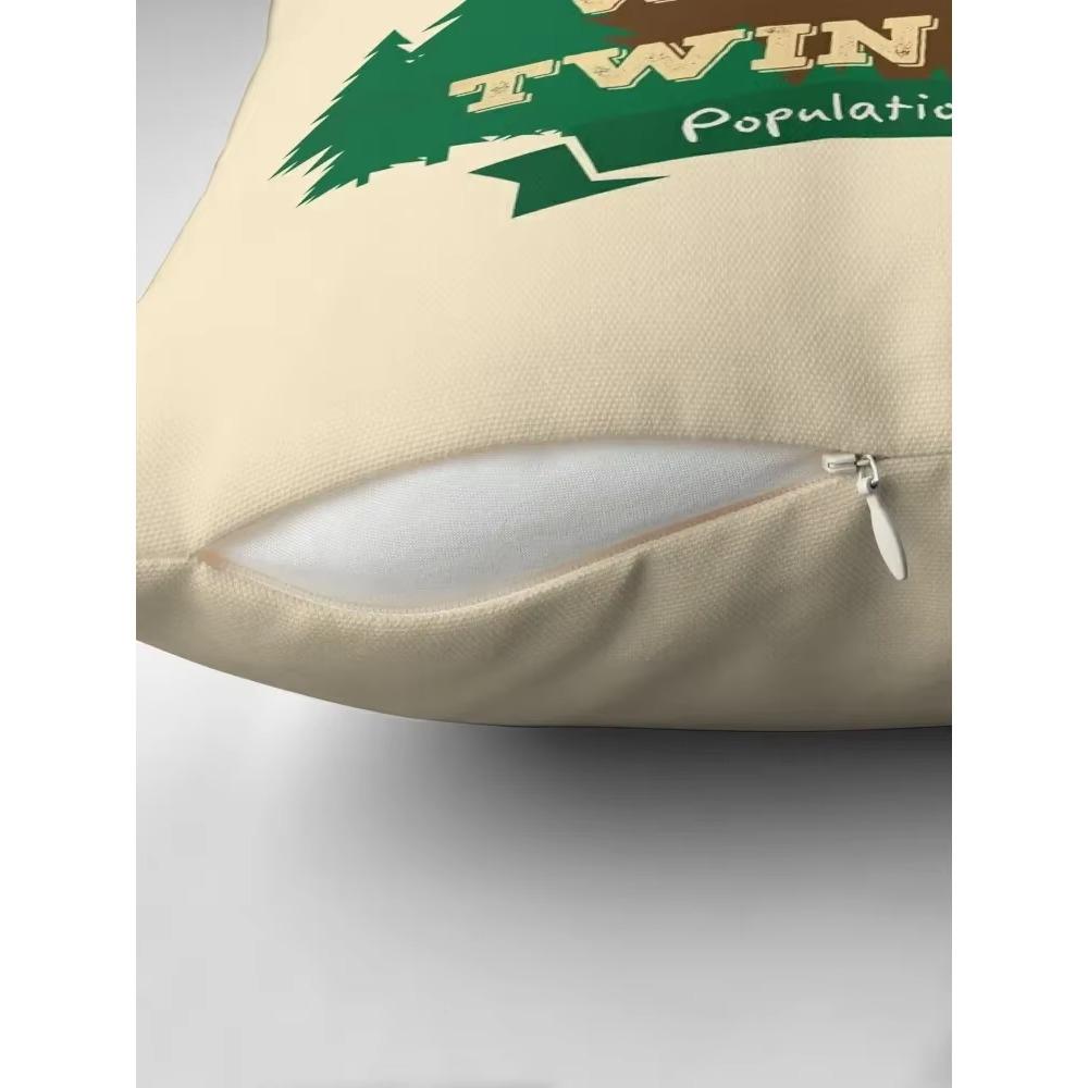 Welcome To Twin Peaks Throw Pillow Couch Pillows Marble Cushion Cover