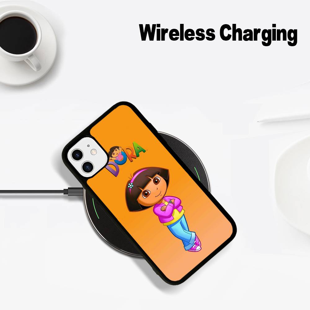 Adventure TV D-Dora The E-Explorer Phone Magesafe Magnetic Wireless Charge Case For IPhone 16 11 12 13 14 15 Pro Max Plus Mini