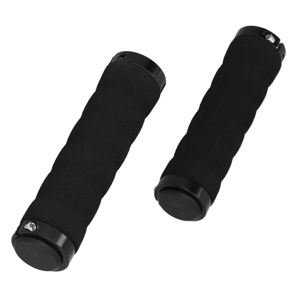Mountain Bike Handlebar Double Locking Grips Bicycle Shock Absorbing Sponge Grips