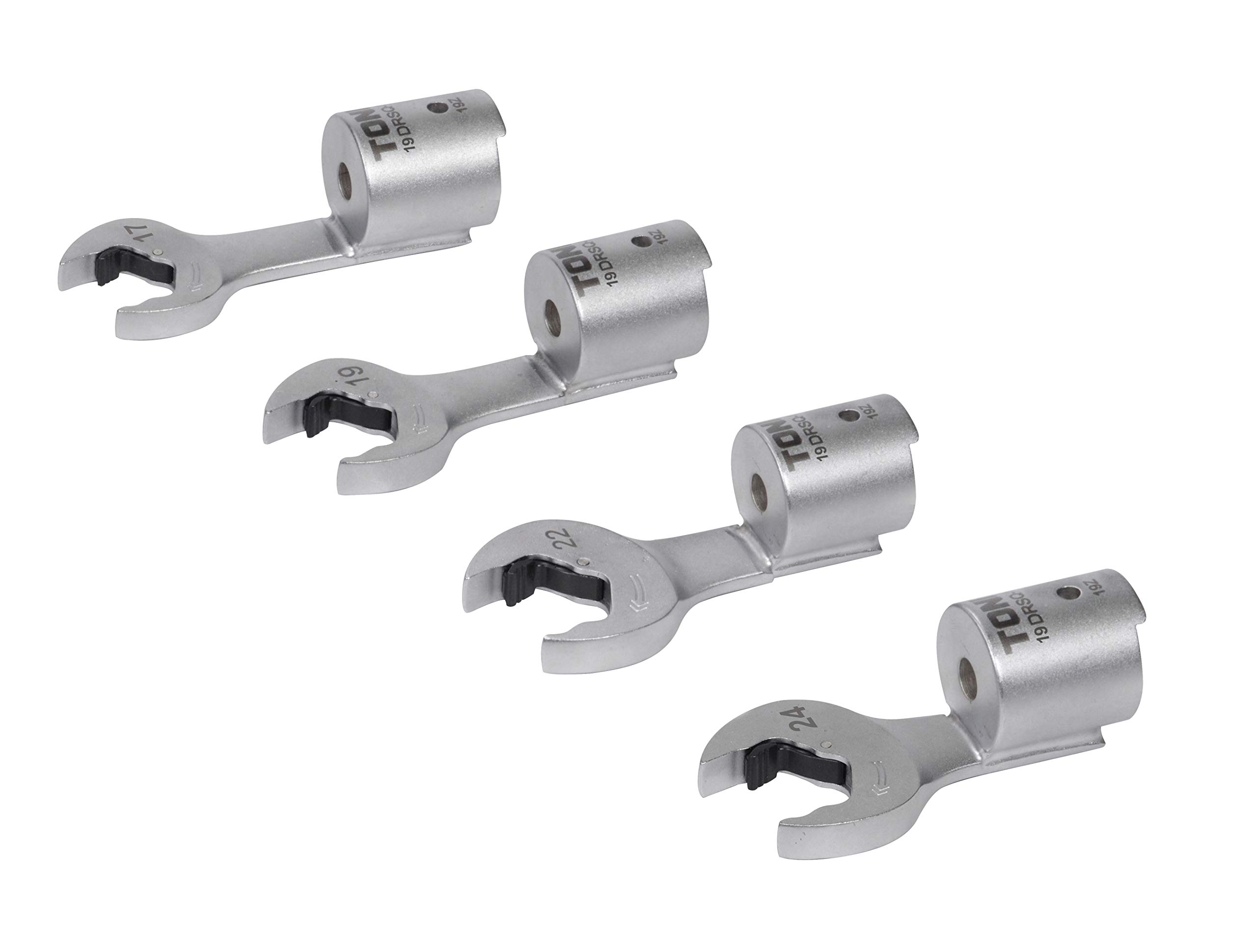 

TONE Quick Spanner Headset for Interchangeable Torque Includes 4 Pieces Wrenches, 19DRSQ40, 19mm,