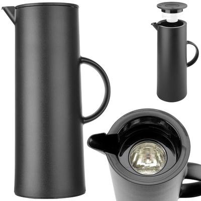 Thermos Vacuum Jug with Push Button and Glass Insert 1 L Hendi 449615