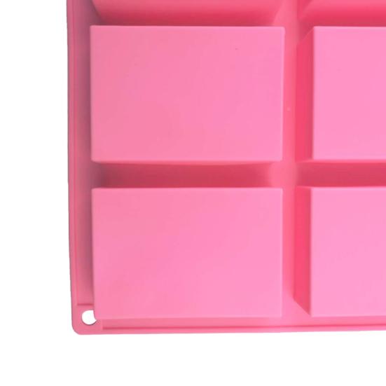 6-fach-Form für Schokolade, Silikon, antihaftbeschichtet, für Kuchen, DIY, Dessert, Backformen, Backwerkzeug