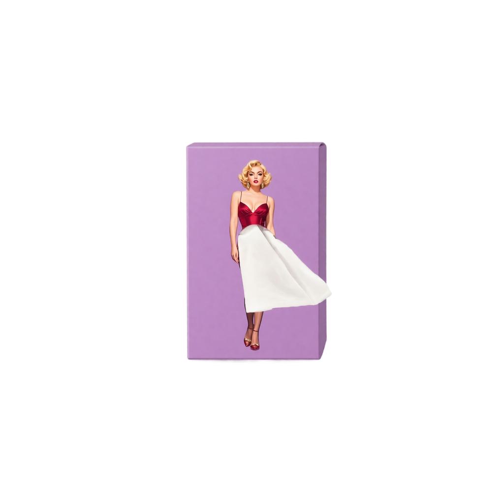 Creative Dress-Shaped Tissue Box Cover Decorative Tissue Holder for Home Car