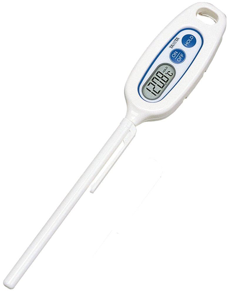 Tanita WH Stick Cooking IPX7 To Memorizes Temperature Measurements TT-508N Thermometer, Thermometer, Waterproof, -50 250°C, White,