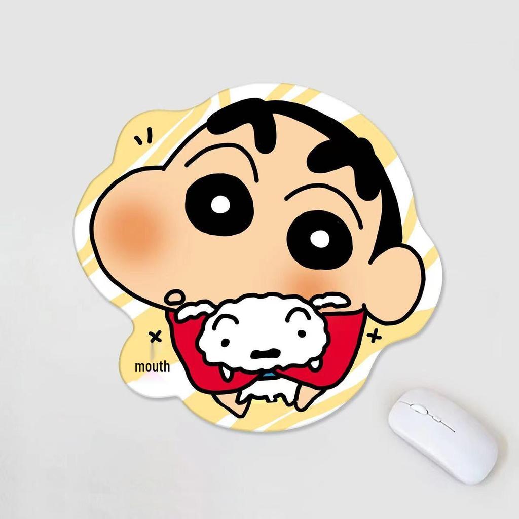 Tegneserie Crayon Shin-chan Sklisikker Håndleddsstøtte Musematte og Håndleddsstøtte for Tastatur